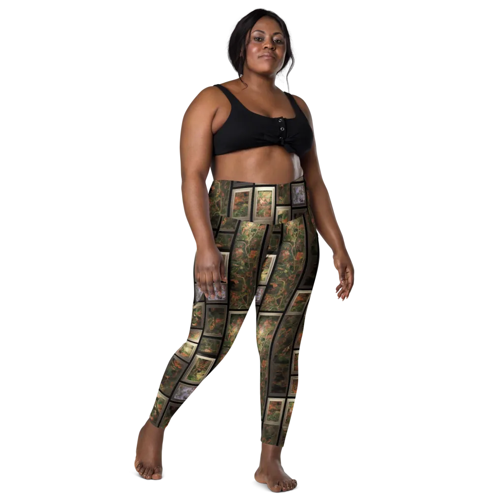 Curated Wilds on Leggings with Pockets — Front