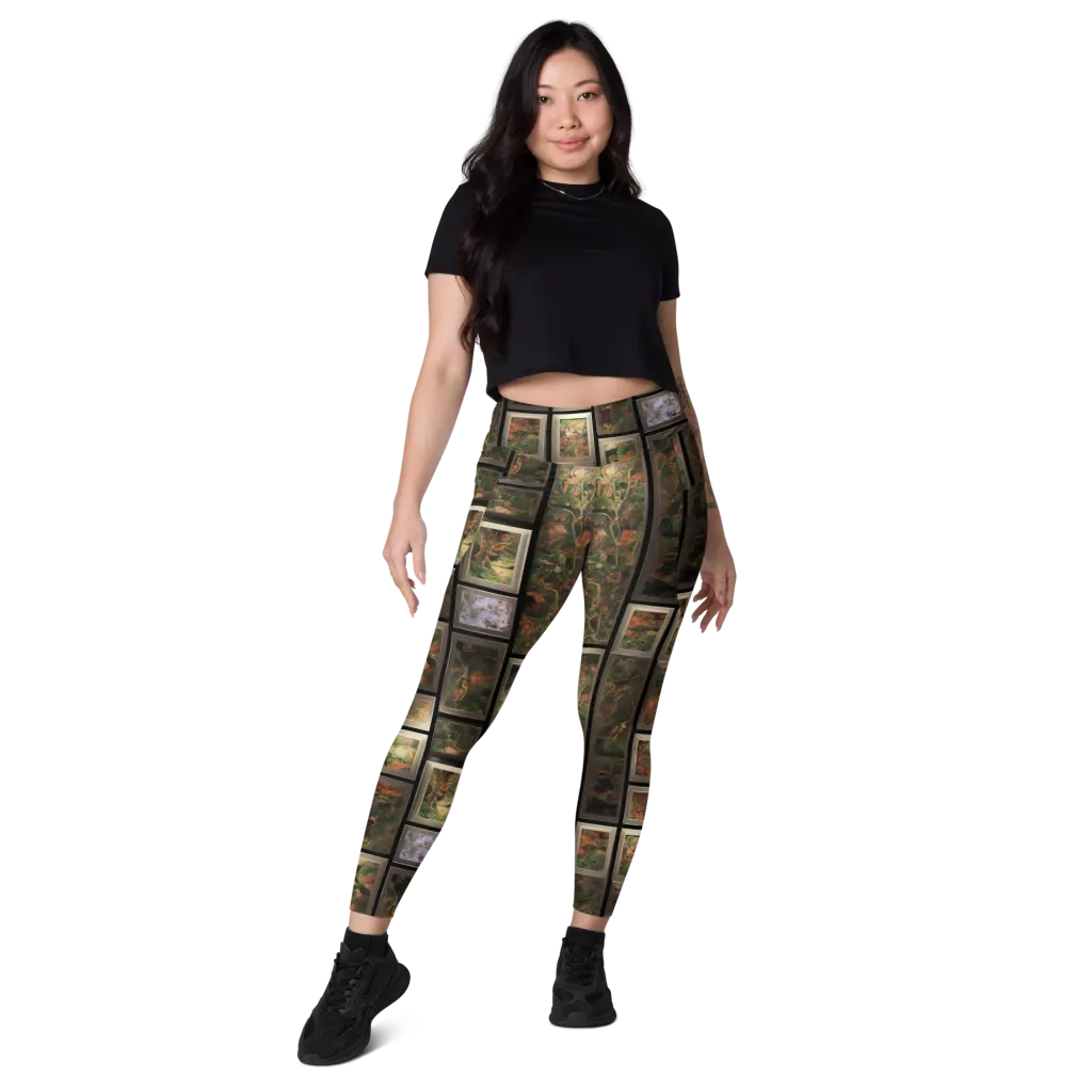 Curated Wilds on Leggings with Pockets — Front