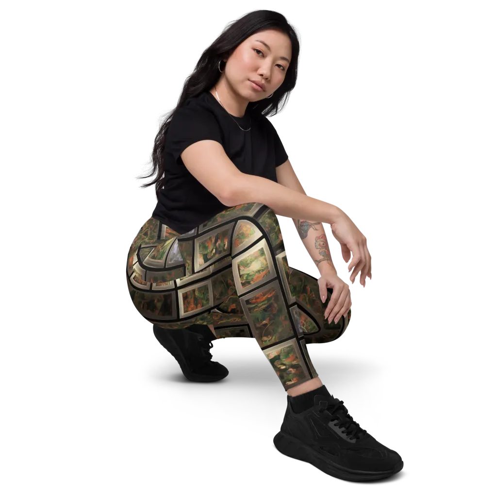 Curated Wilds on Leggings with Pockets — Right Front