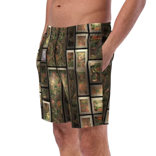 Curated Wilds on a Swim Trunks