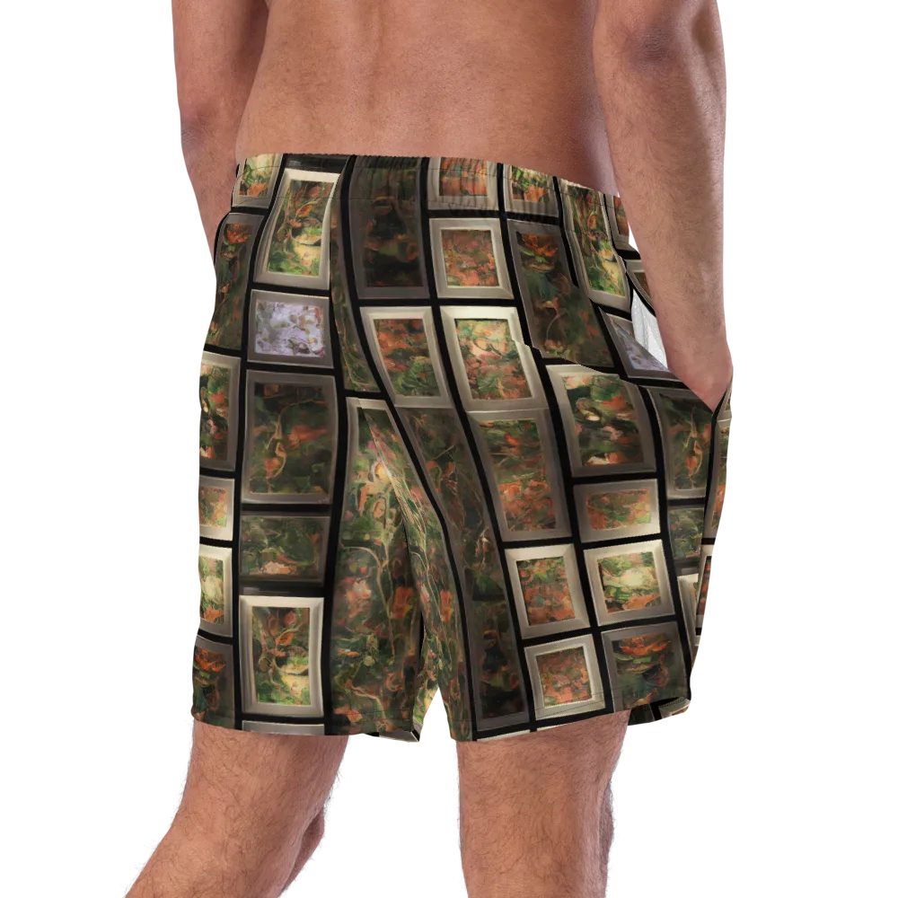 Curated Wilds on Swim Trunks — Right Back
