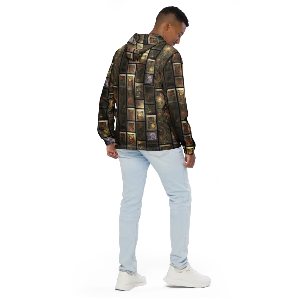 Curated Wilds on Men's Windbreaker — Back