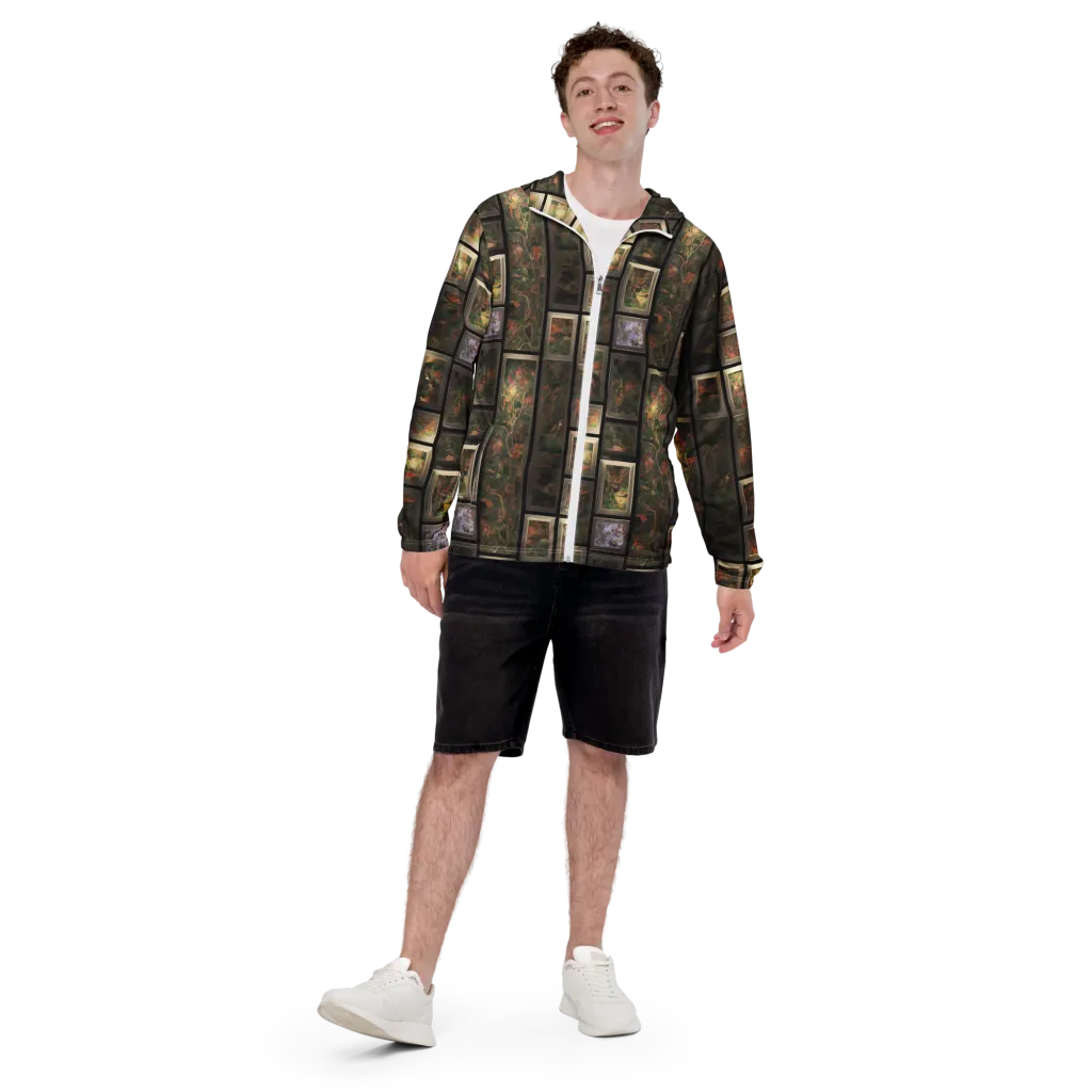 Curated Wilds on Men's Windbreaker — Front