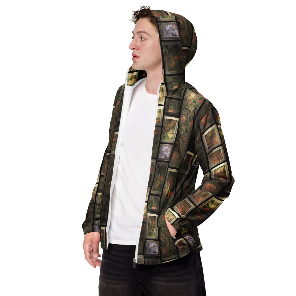Curated Wilds on Men's Windbreaker — Left Front
