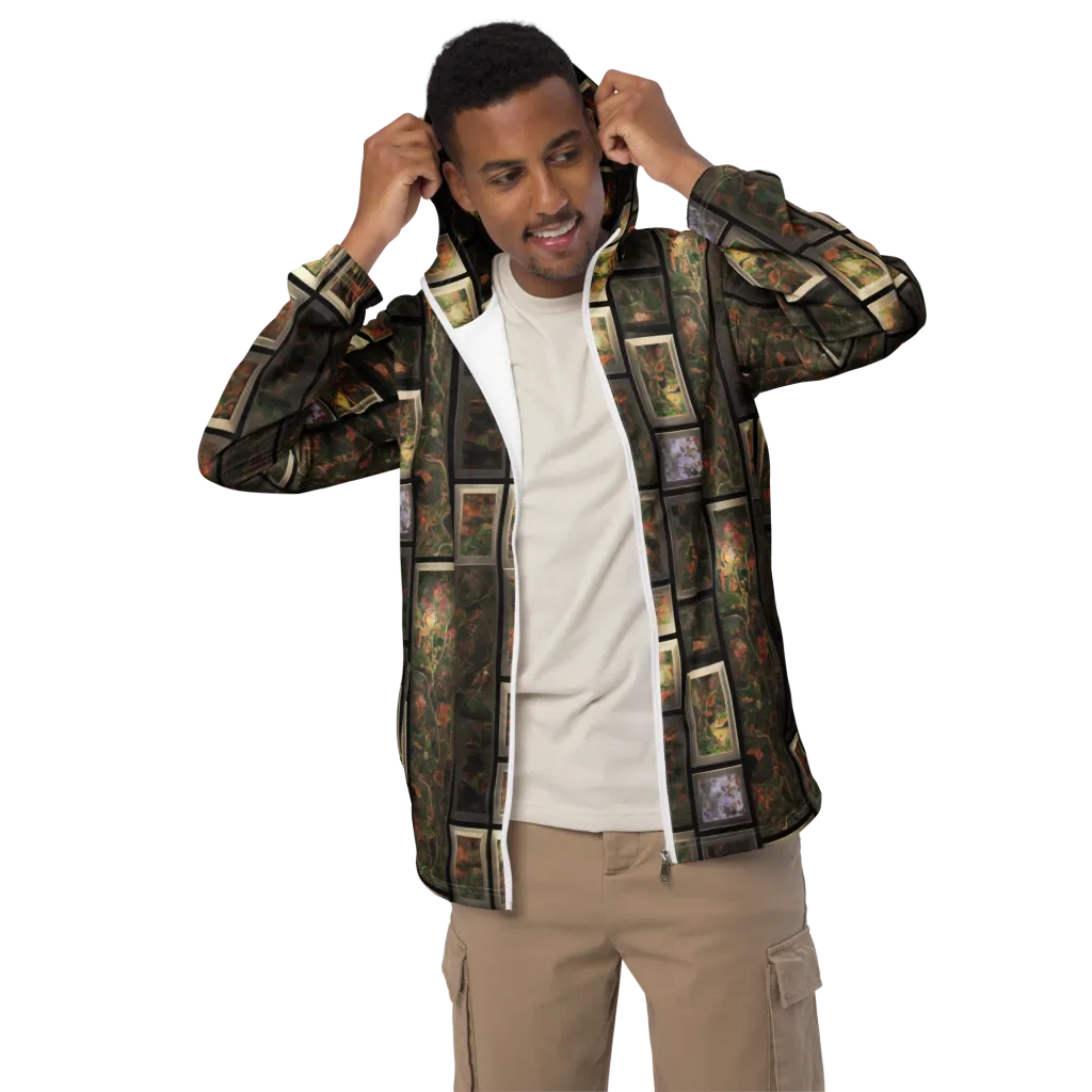 Curated Wilds on Men's Windbreaker — Front