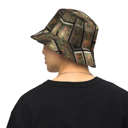 Curated Wilds on a Reversible Bucket Hat