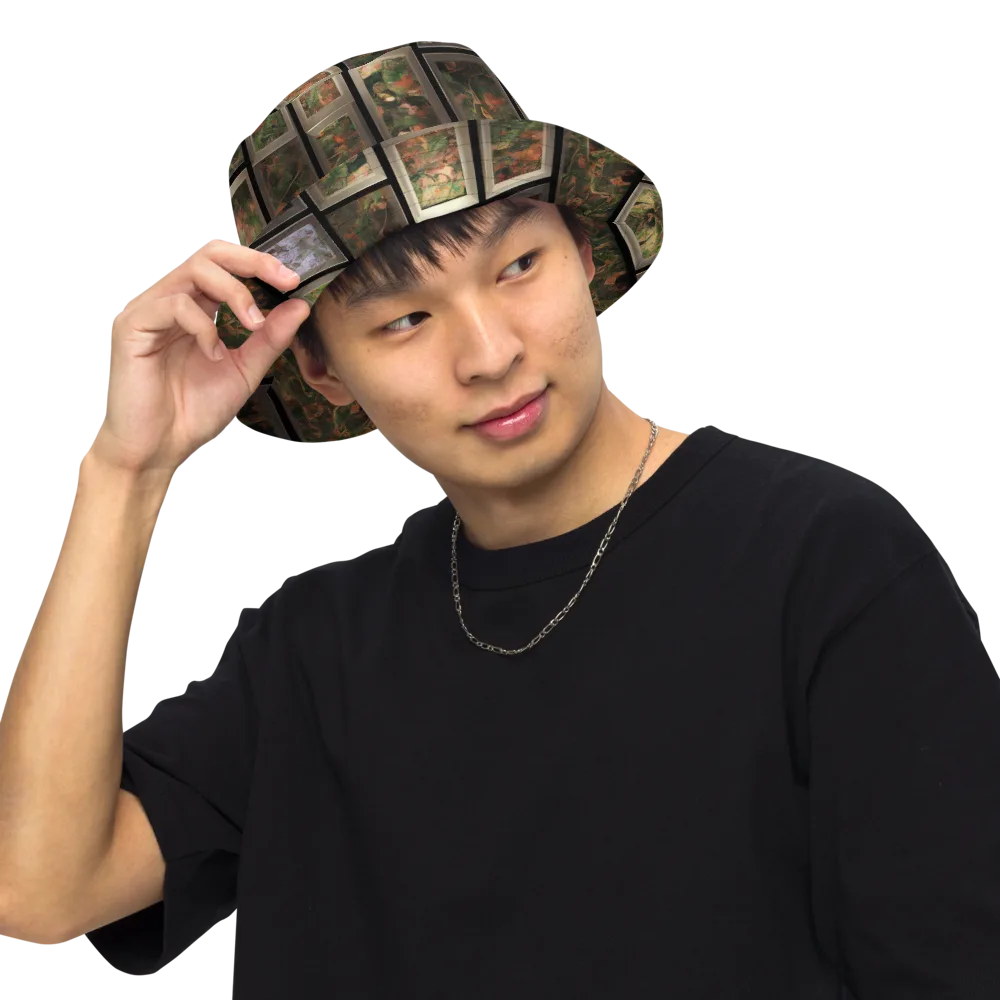 Curated Wilds on Reversible Bucket Hat — Front Inside