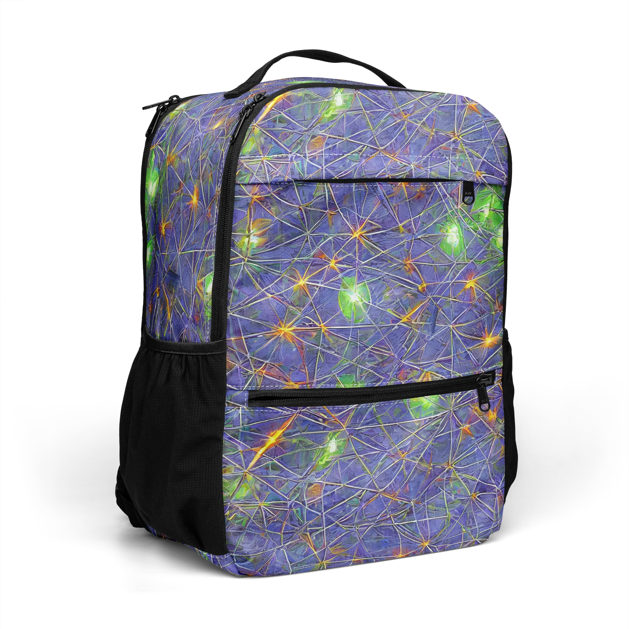 Violet Voltage on Utility Backpack — Right Front