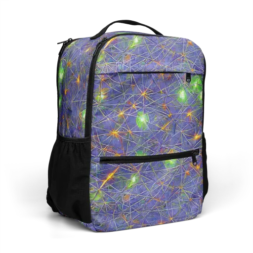 Violet Voltage on a Utility Backpack