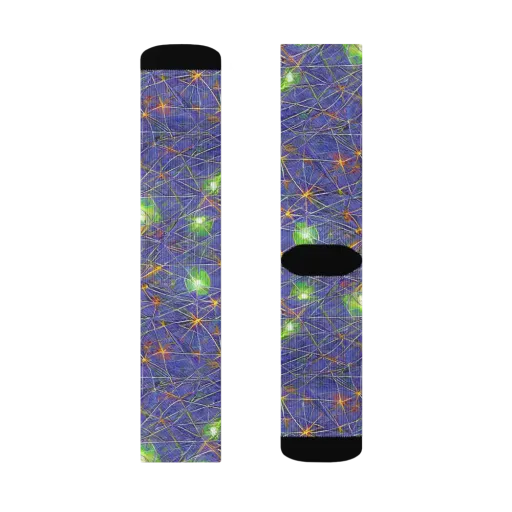 Violet Voltage on a Socks