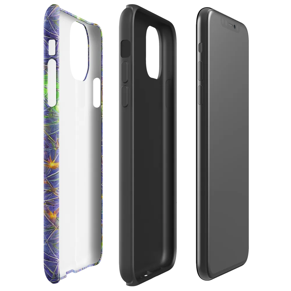 Violet Voltage on Tough Case for iPhone® — Right