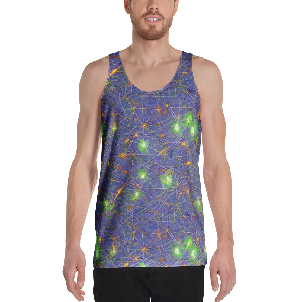 Violet Voltage on Men's Tank Top — Front