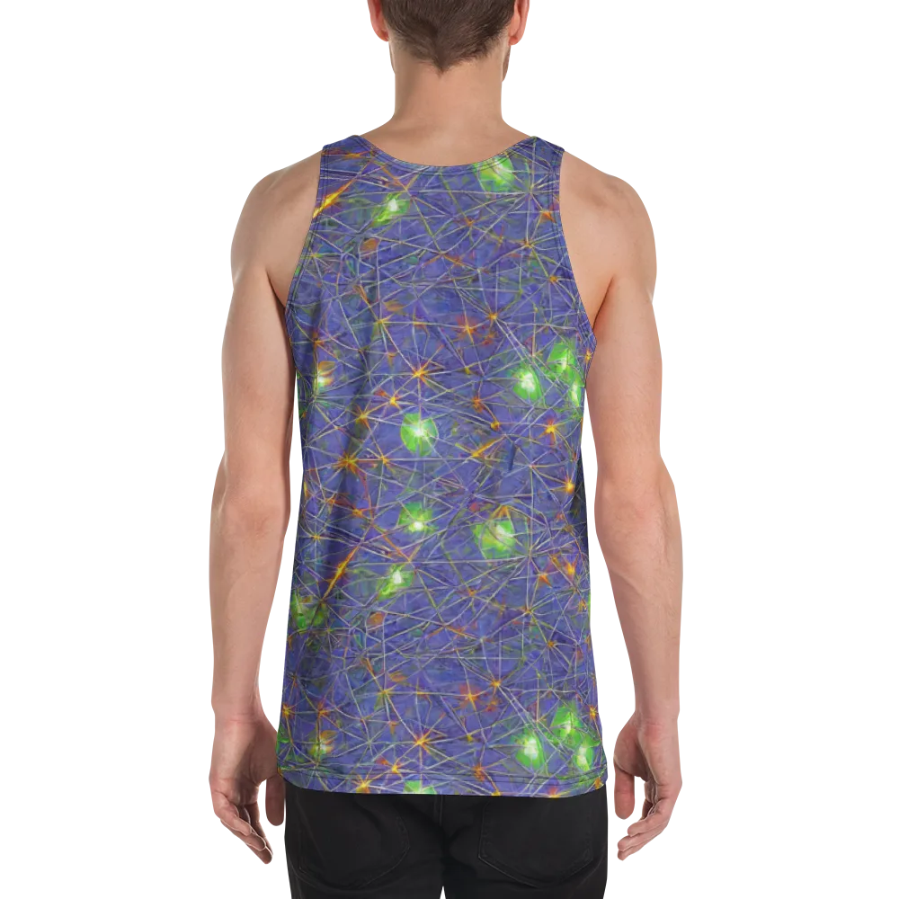 Violet Voltage on Men's Tank Top — Back