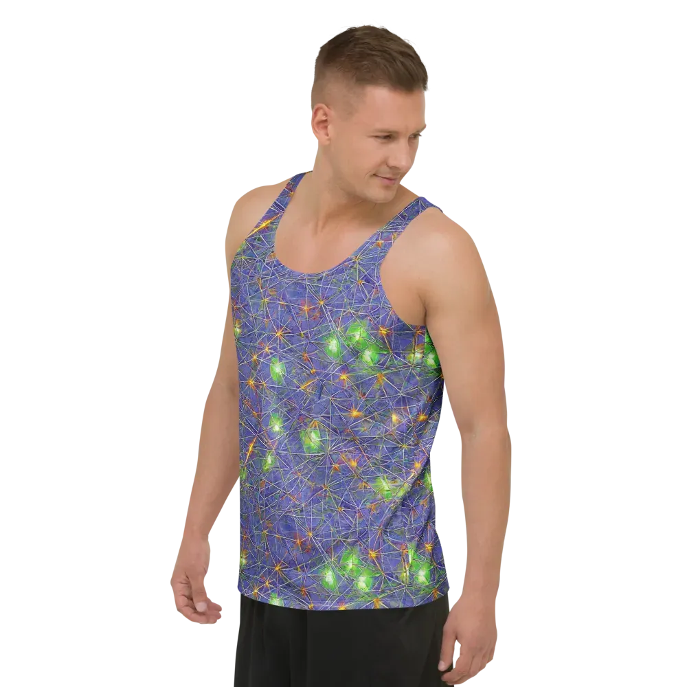 Violet Voltage on Men's Tank Top — Left Front