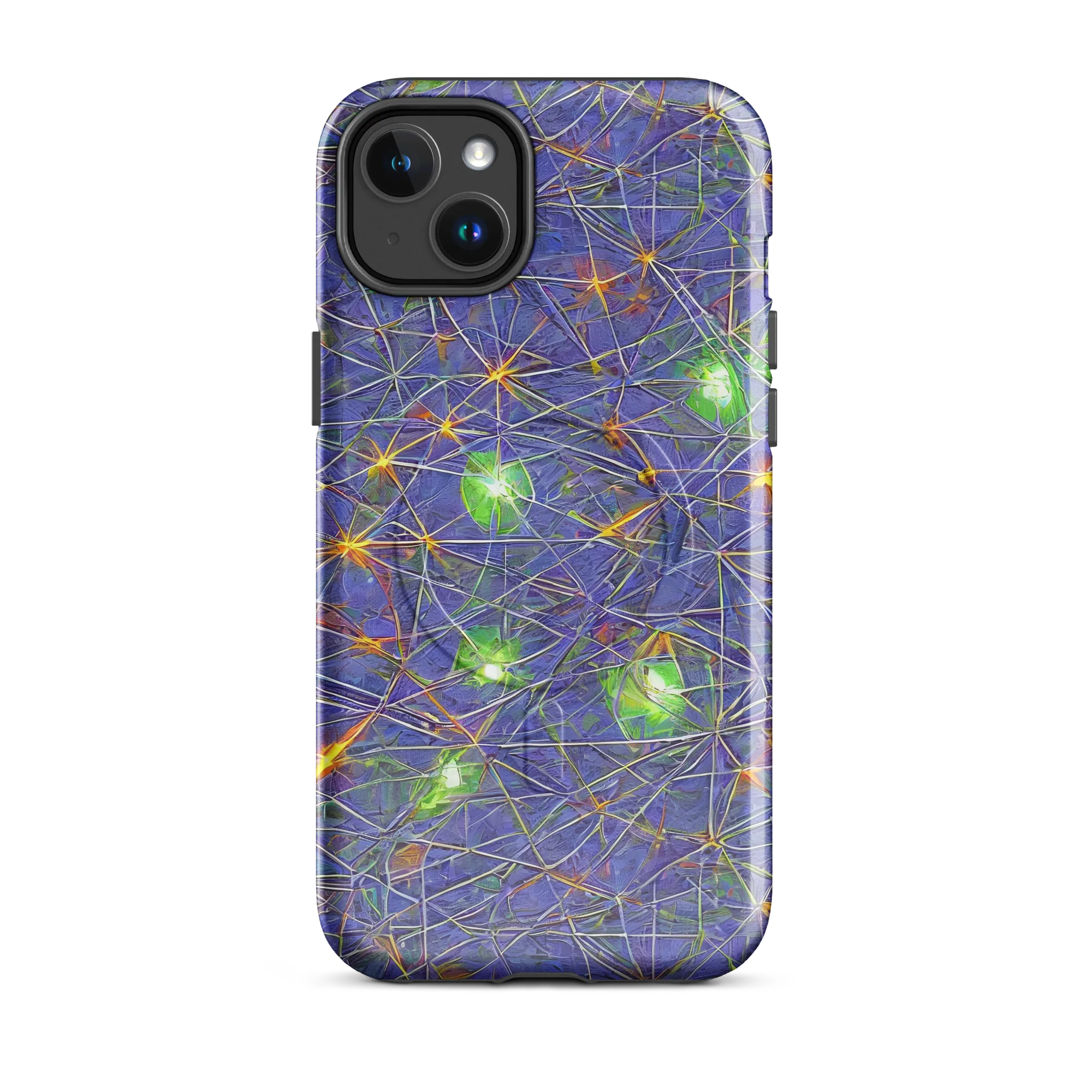 Violet Voltage on MagSafe Tough Case for iPhone® — Front