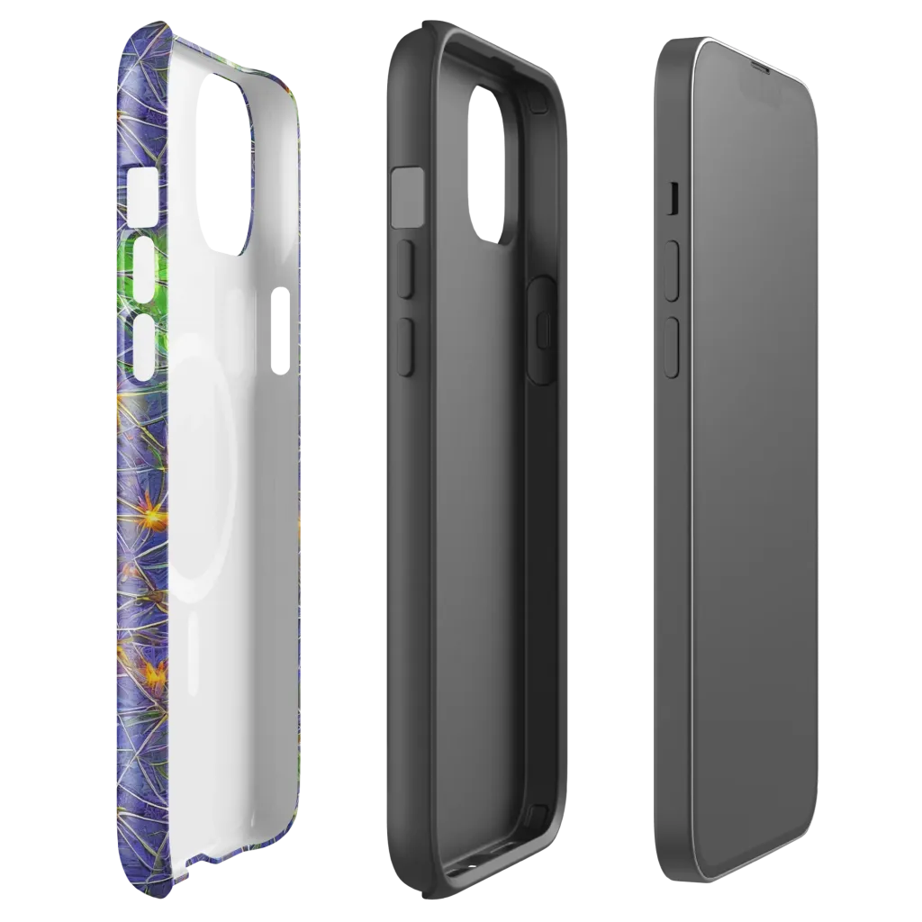 Violet Voltage on MagSafe Tough Case for iPhone® — Front