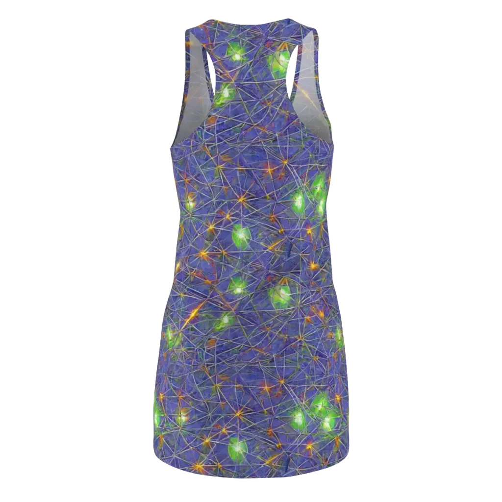 Violet Voltage on Racerback Dress — Back