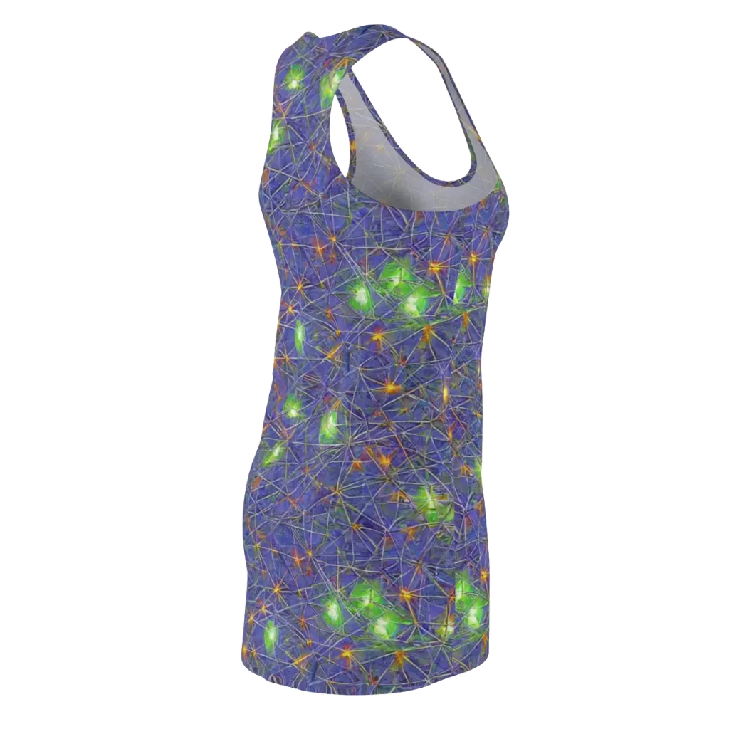 Violet Voltage on Racerback Dress — Back Side