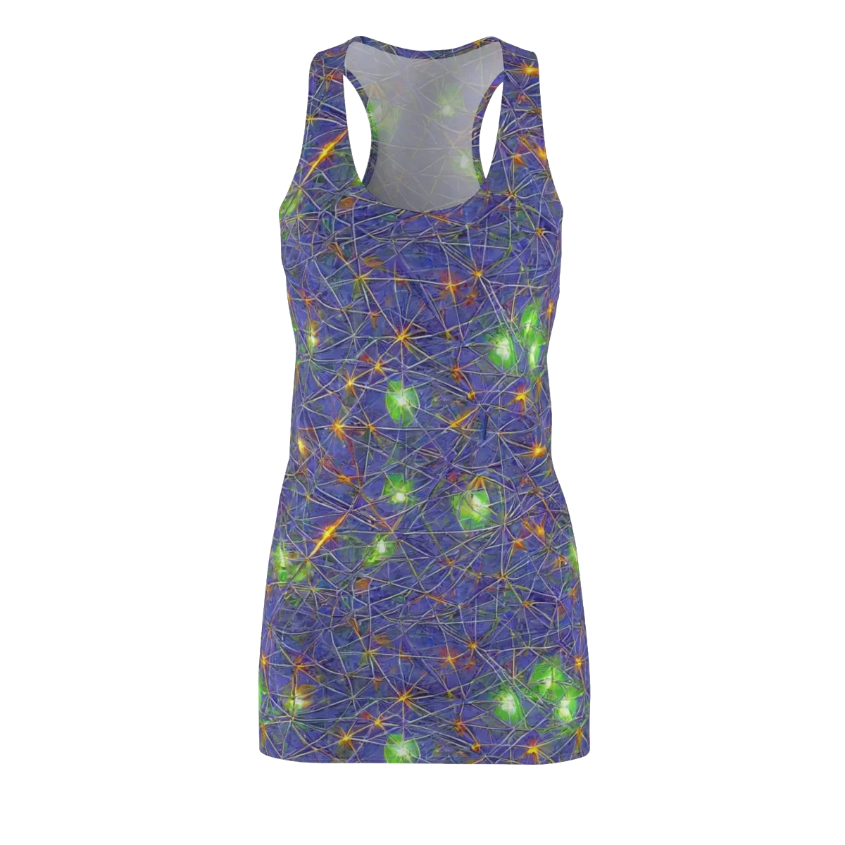 Violet Voltage on Racerback Dress — Front