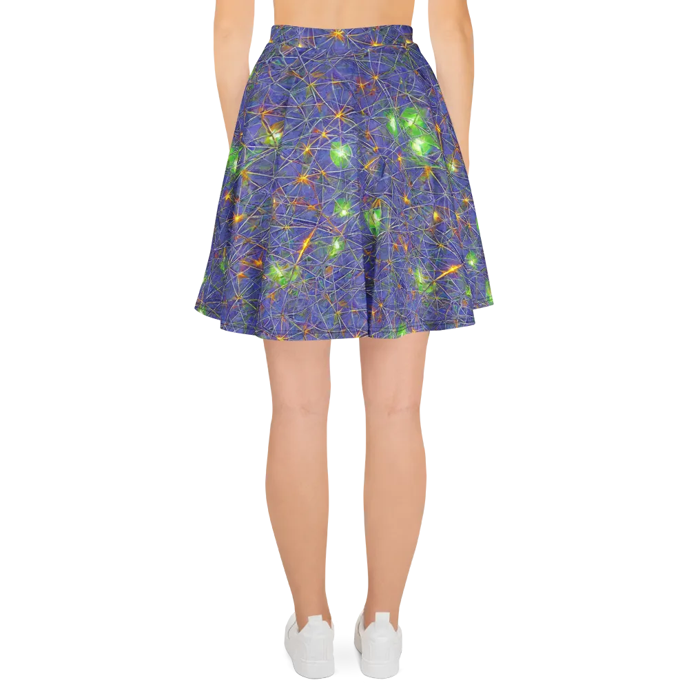 Violet Voltage on Skater Skirt — Back