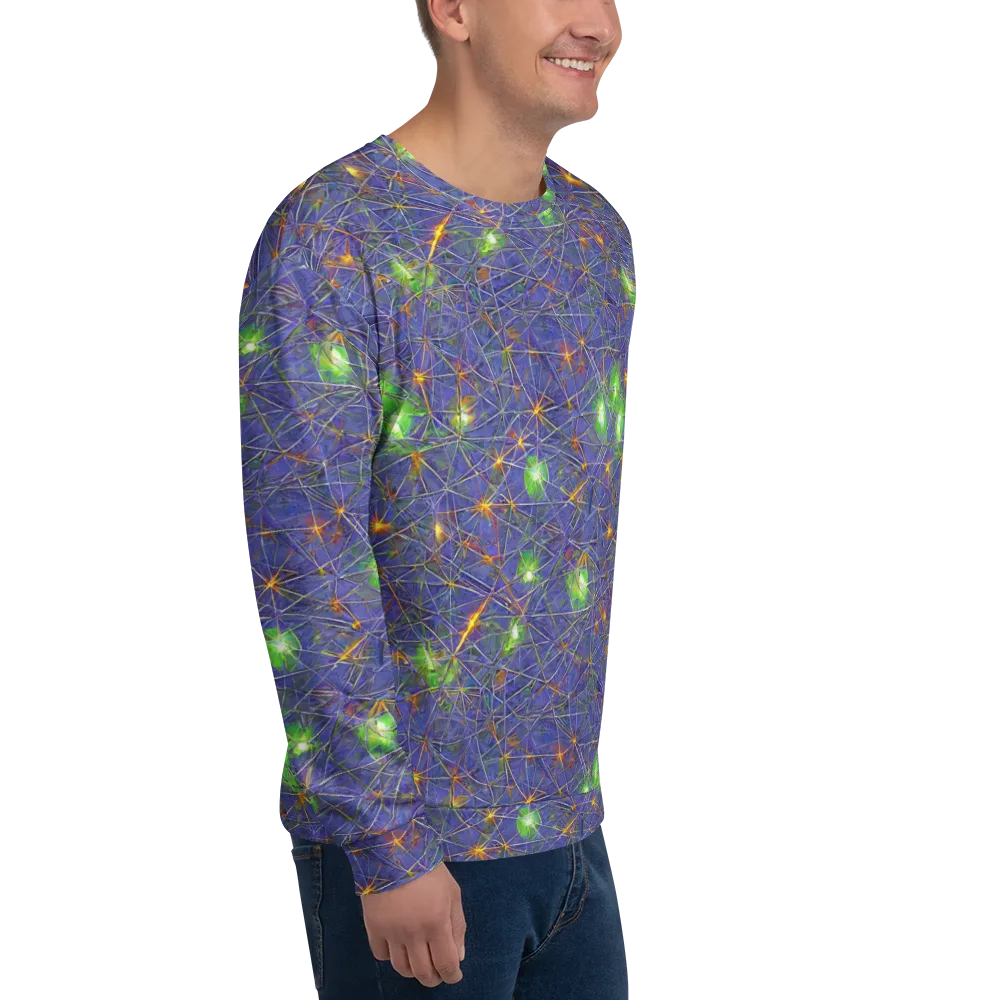 Violet Voltage on Sweatshirt — Right Front