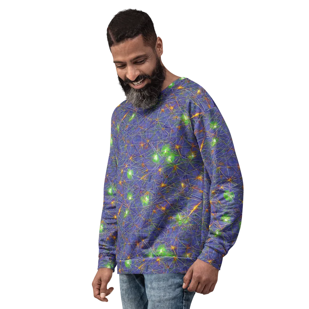 Violet Voltage on Sweatshirt — Left Front