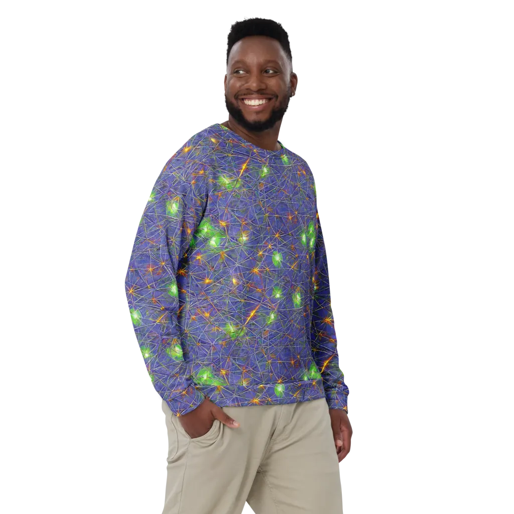 Violet Voltage on Sweatshirt — Front