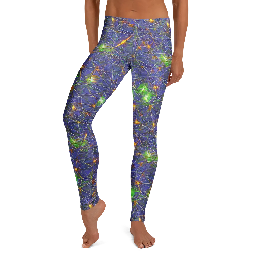 Violet Voltage on Leggings — Front