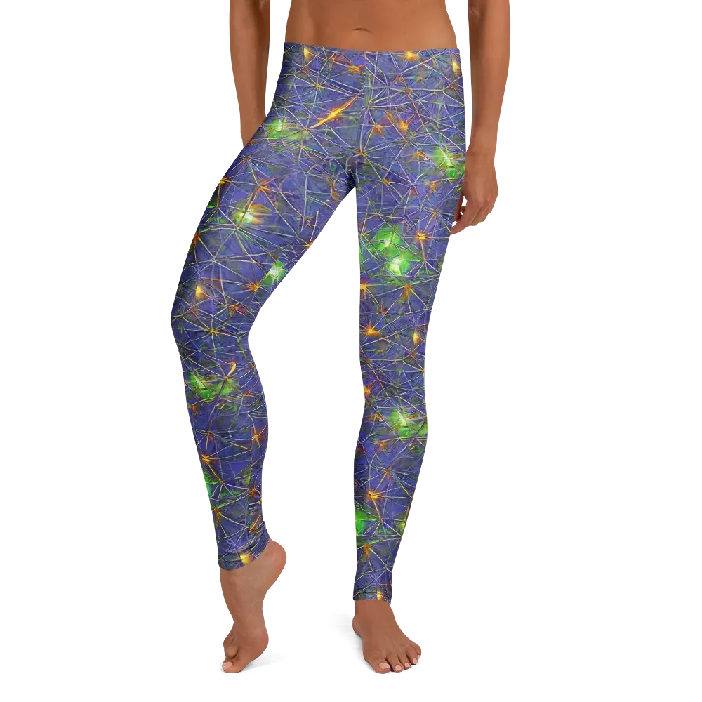 Violet Voltage on Leggings — Front