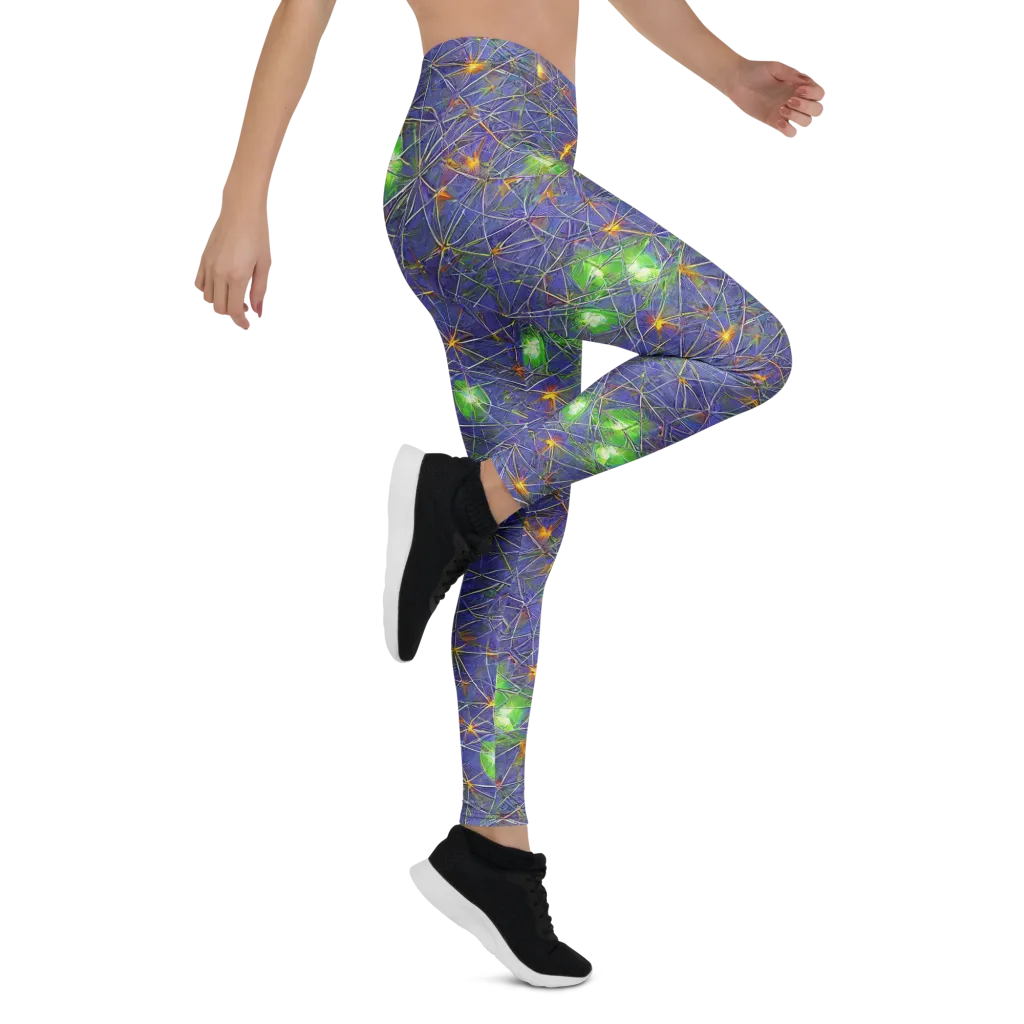 Violet Voltage on Leggings — Right
