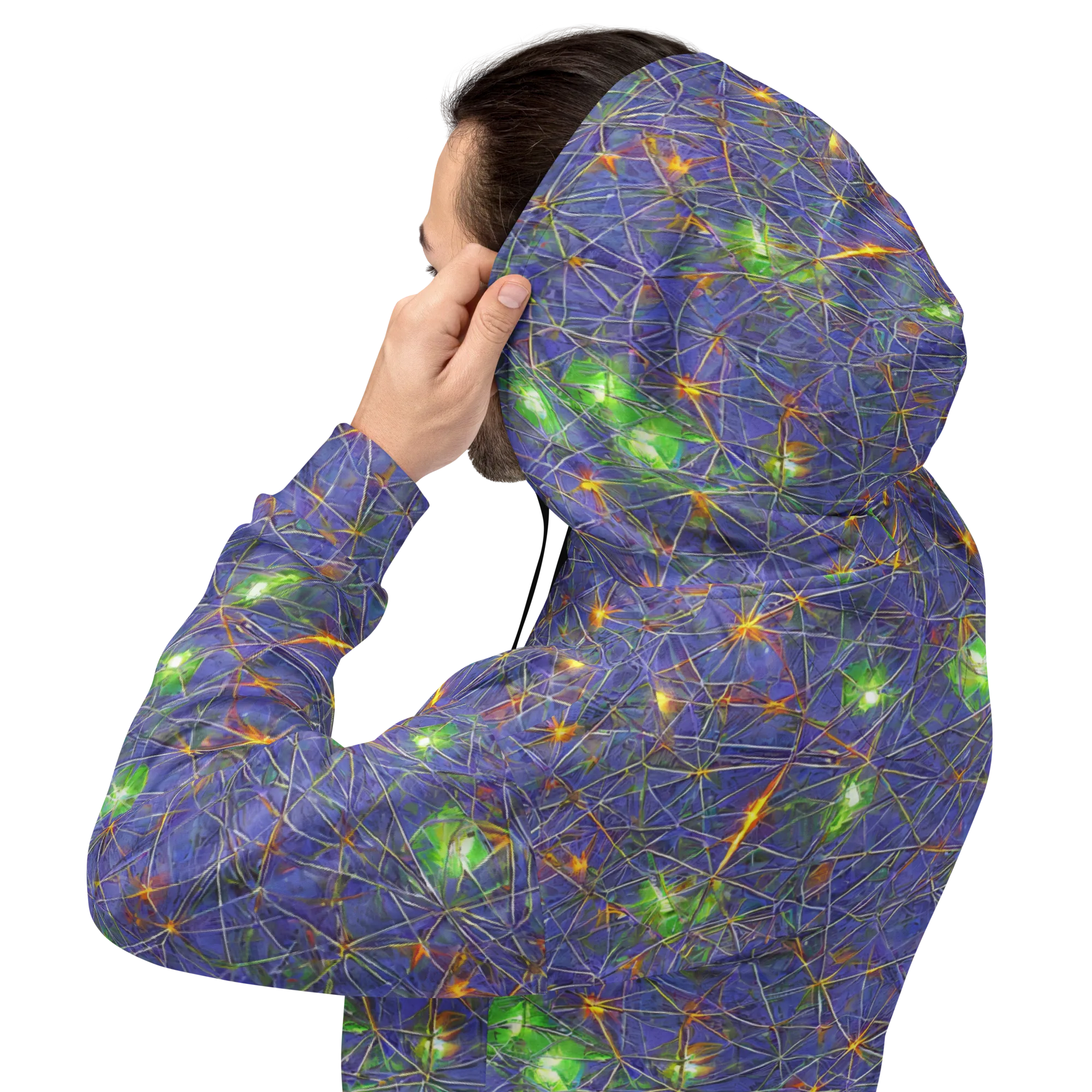 Violet Voltage on Hoodie — Back