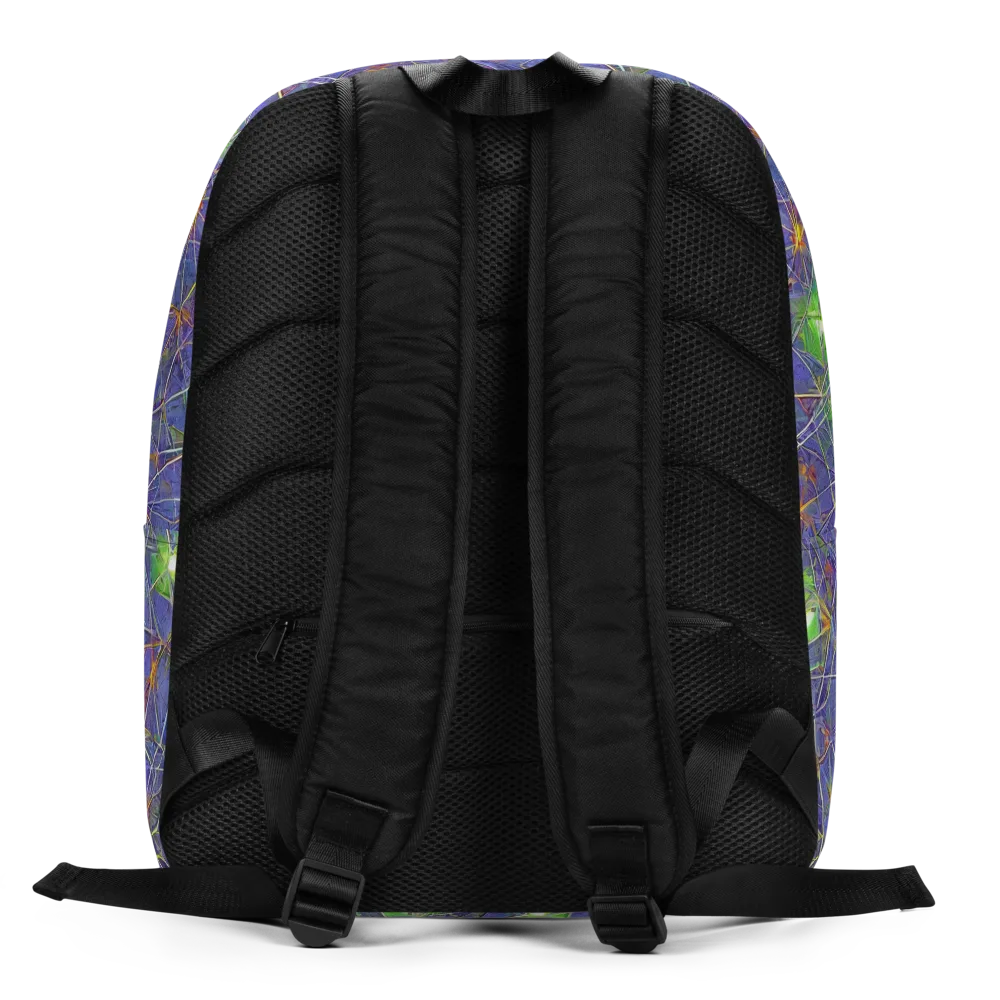Violet Voltage on Minimalist Backpack — Back