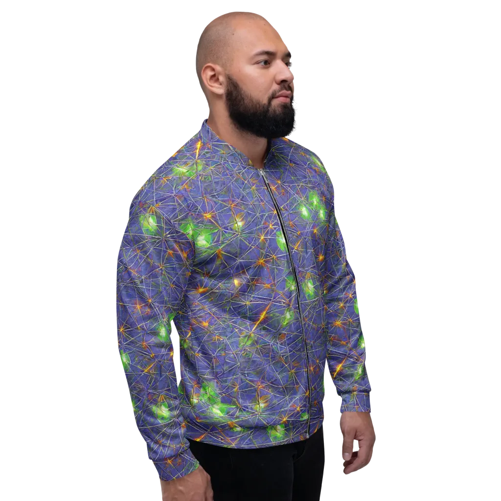 Violet Voltage on Bomber Jacket — Right