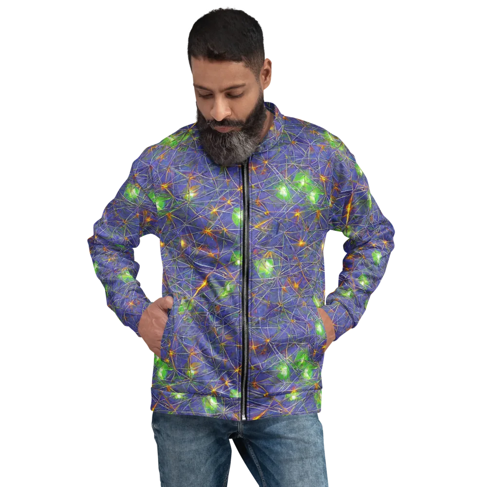 Violet Voltage on Bomber Jacket — Front