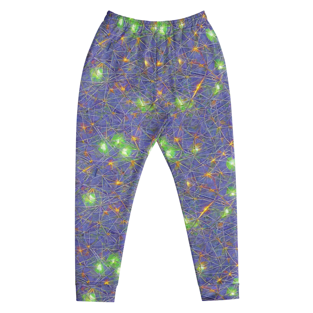 Violet Voltage on Men's Joggers — Front
