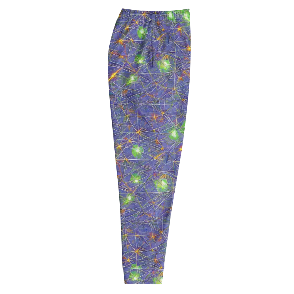 Violet Voltage on Men's Joggers — Right