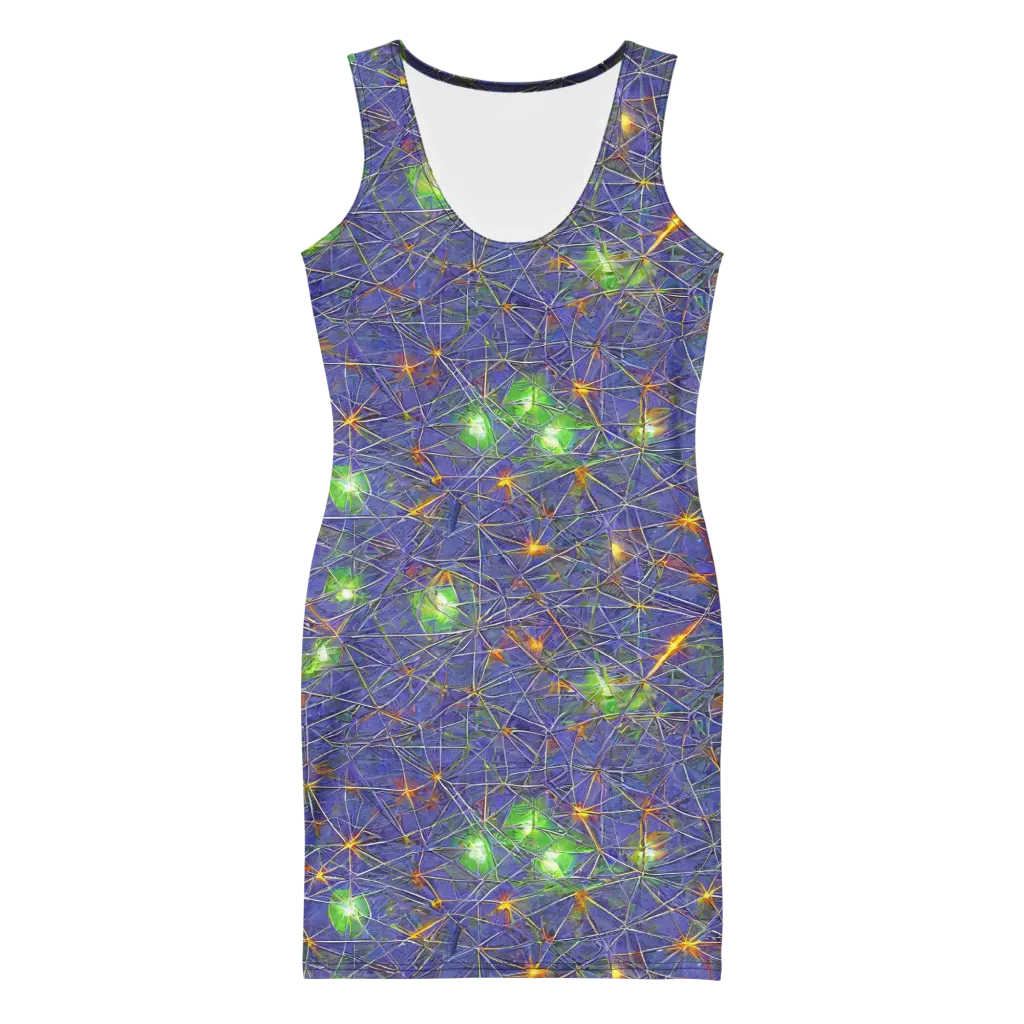 Violet Voltage on Bodycon Dress — Front