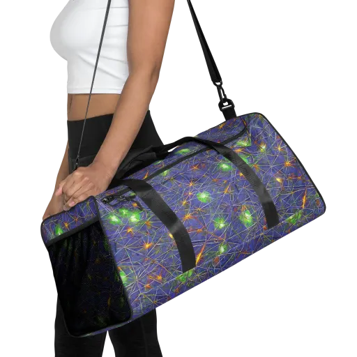 Violet Voltage on a Duffle Bag
