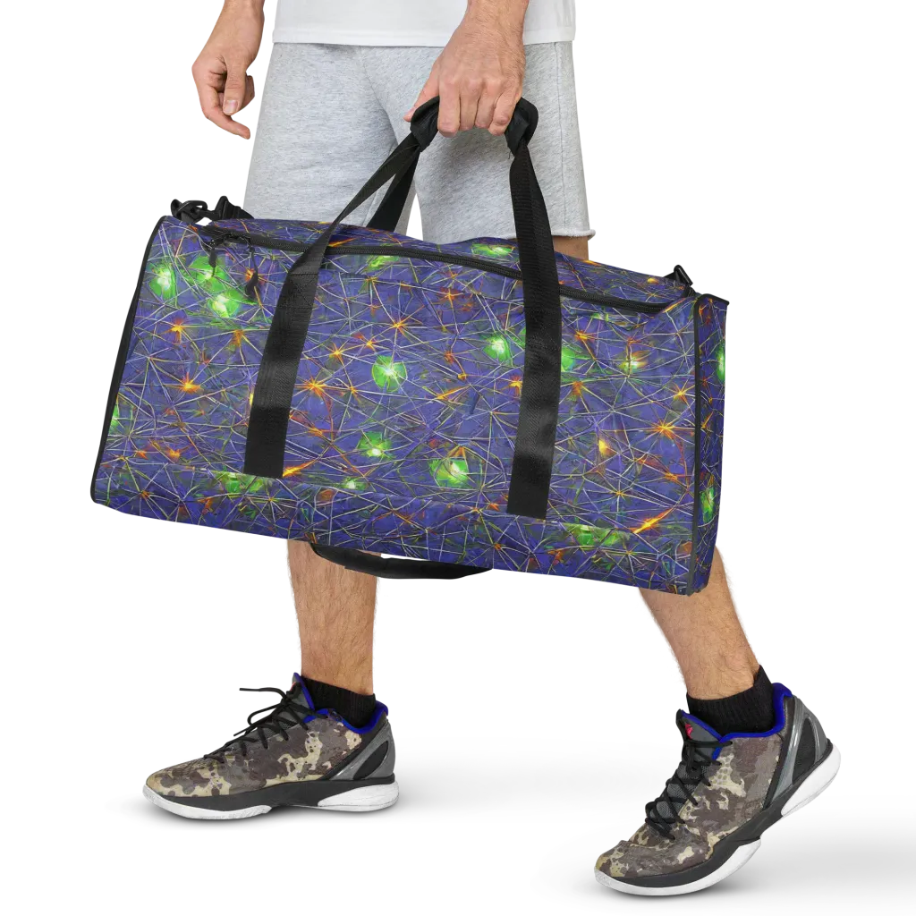 Violet Voltage on Duffle Bag — Front