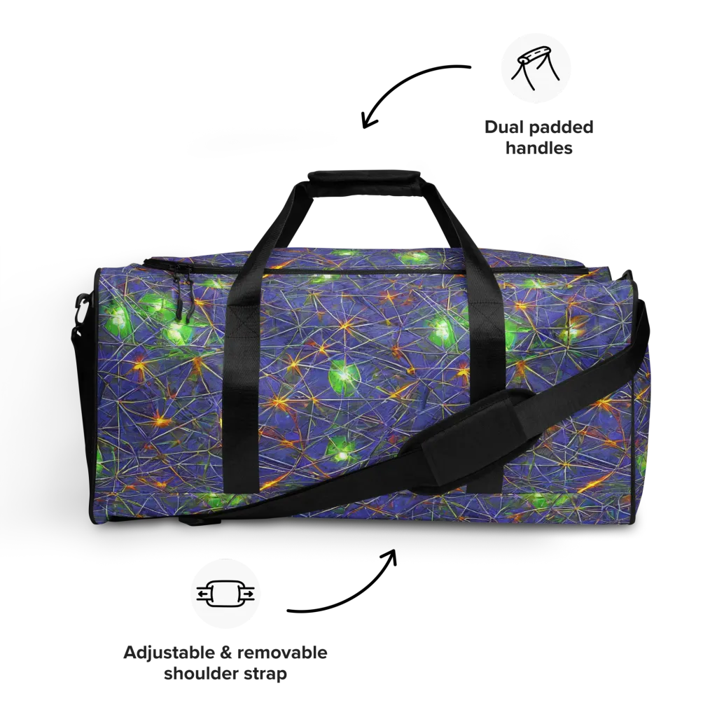 Violet Voltage on Duffle Bag — Front