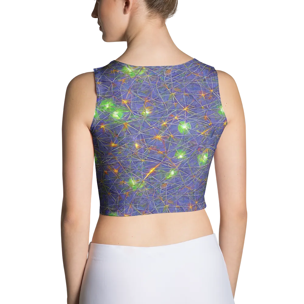 Violet Voltage on Crop Top — Back