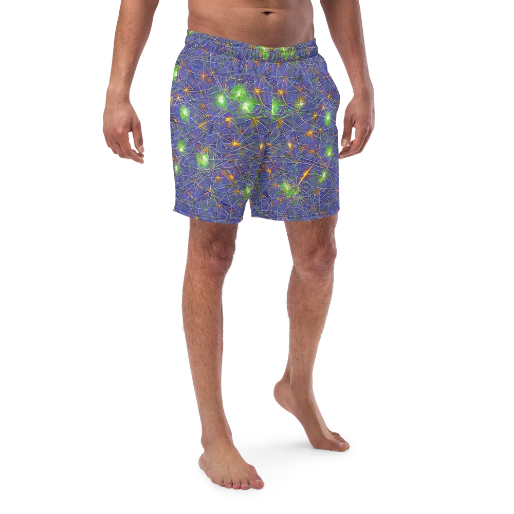 Violet Voltage on Swim Trunks — Front