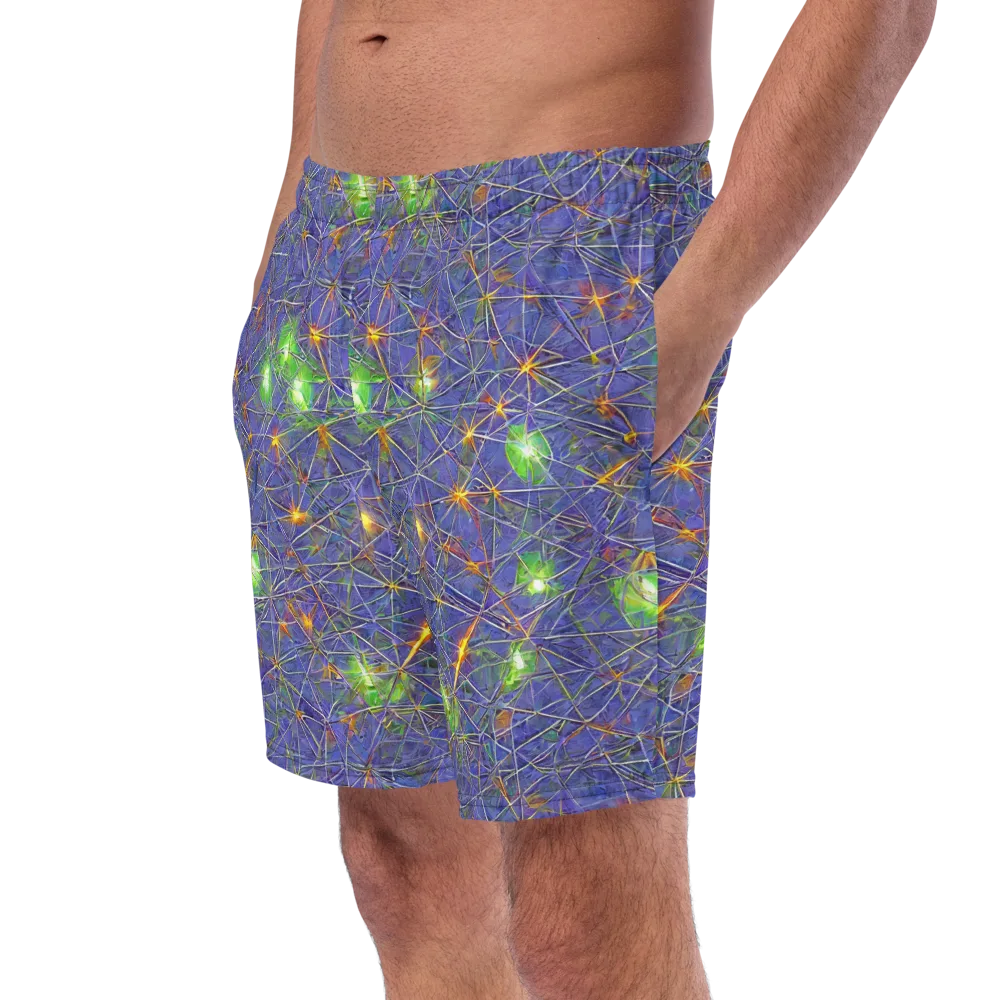 Violet Voltage on Swim Trunks — Left Front