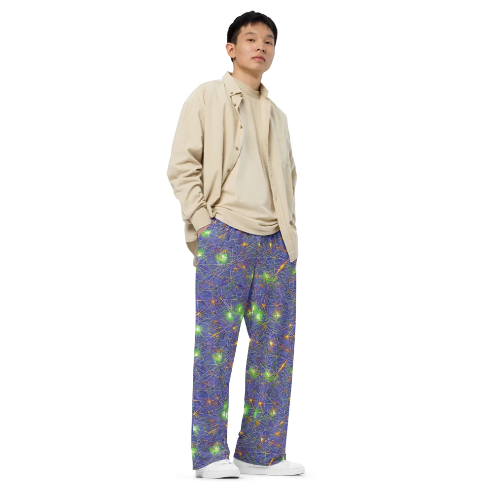 Violet Voltage on Wide-Leg Pants — Right Front
