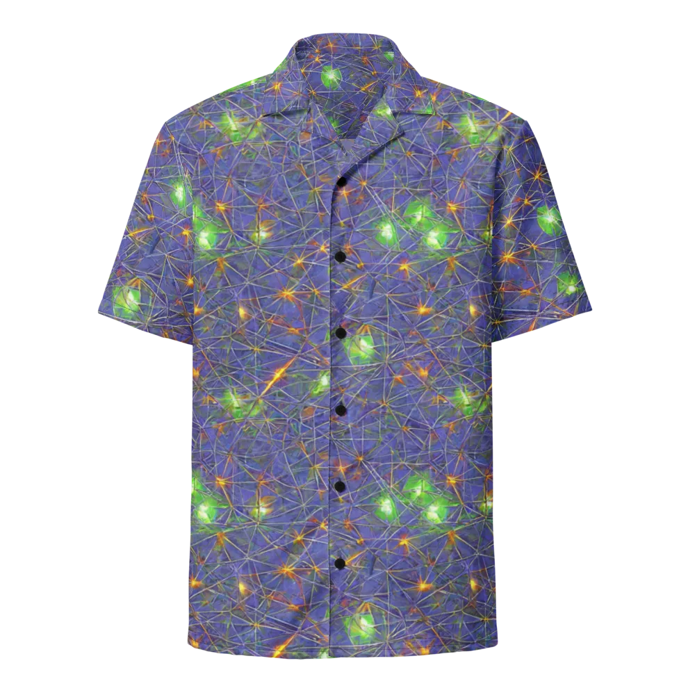Violet Voltage on Button Shirt — Front