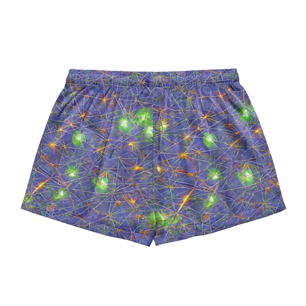 Violet Voltage on Women's Pajama Shorts — Back