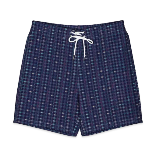 Midnight Circuit on a Men's Board Shorts