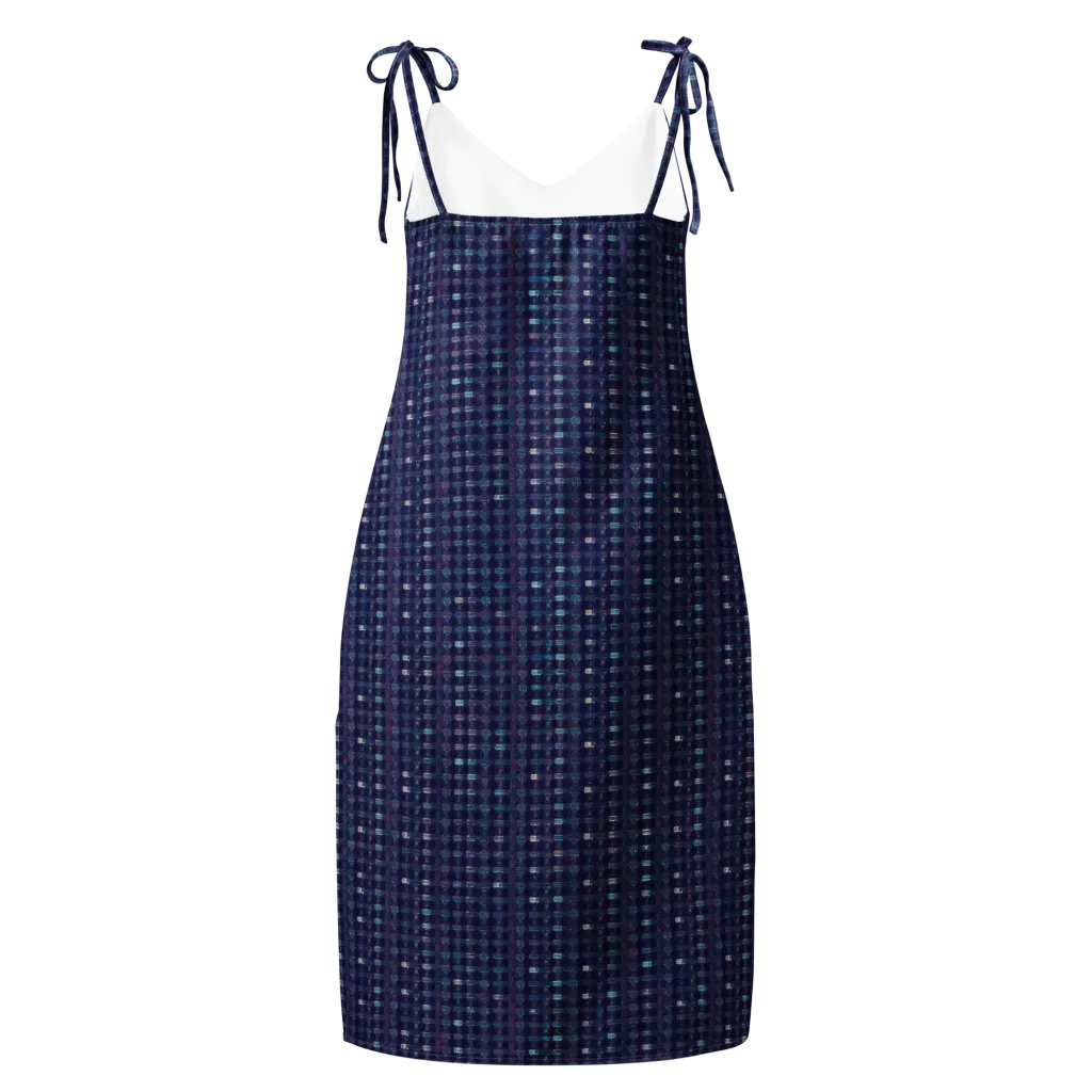 Midnight Circuit on Slip Dress — Back