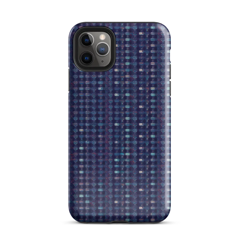 Midnight Circuit on Tough Case for iPhone® — Front