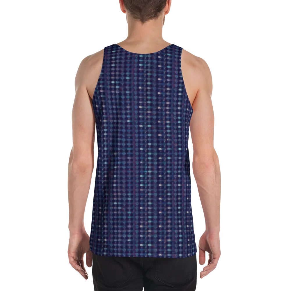 Midnight Circuit on Men's Tank Top — Back
